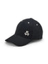 Brushed Cotton Twill Black Unisex Cap