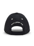 Brushed Cotton Twill Black Unisex Cap