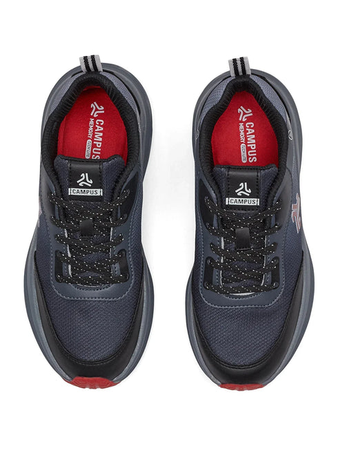 BORNE C Black Child Running Shoes