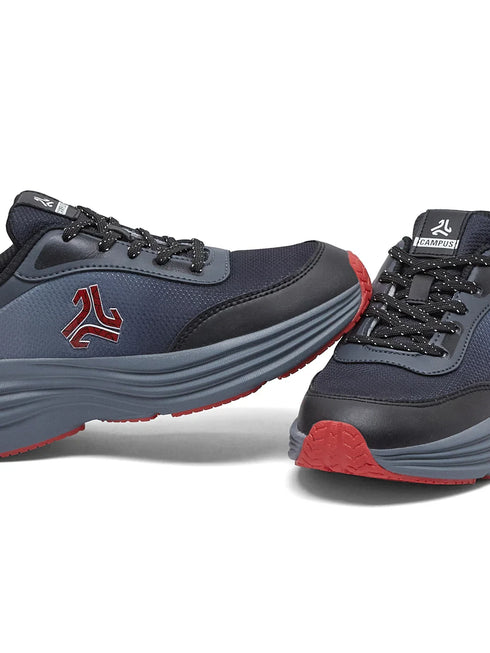 BORNE C Black Child Running Shoes