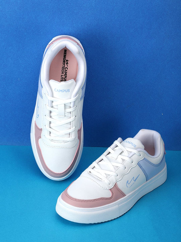 BOUGIE White Women's Sneakers