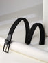 Braided Black Unisex Belt