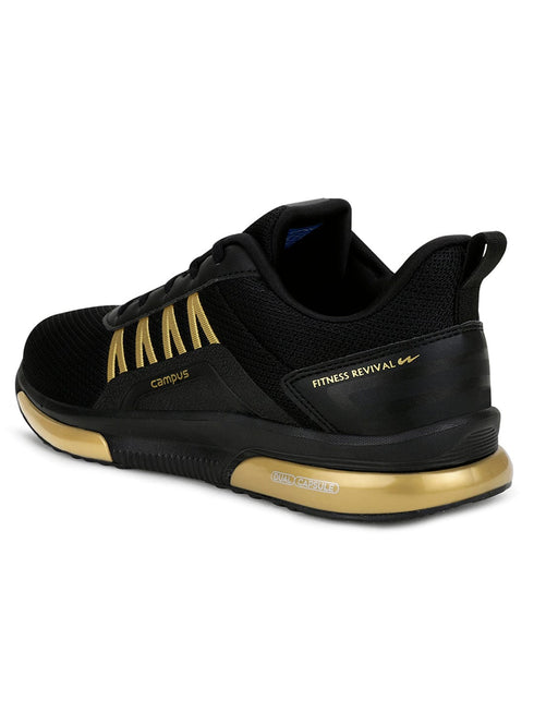 BRAZIL PRO Black Men's Running Shoes