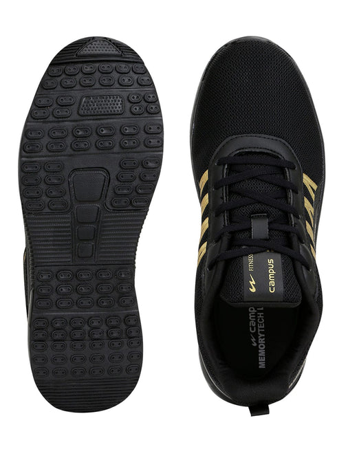 BRAZIL PRO Black Men's Running Shoes