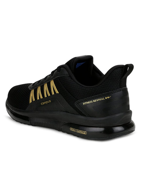 BRAZIL PRO Black Men's Running Shoes