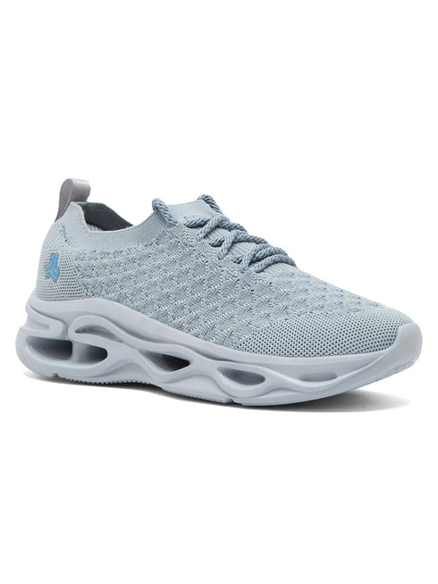 BRELO Grey Women's Walking Shoes