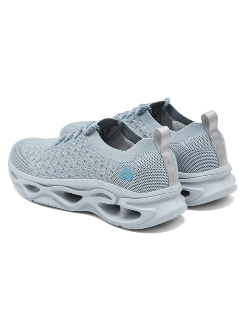 BRELO Grey Women's Walking Shoes