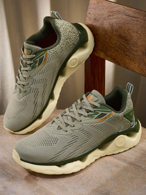 BRODE Beige Men's Running Shoes