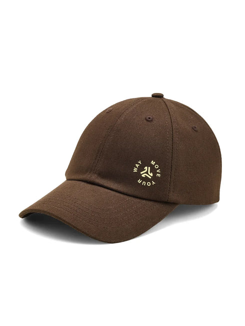 Unstructured Cotton Twill Brown Unisex Cap