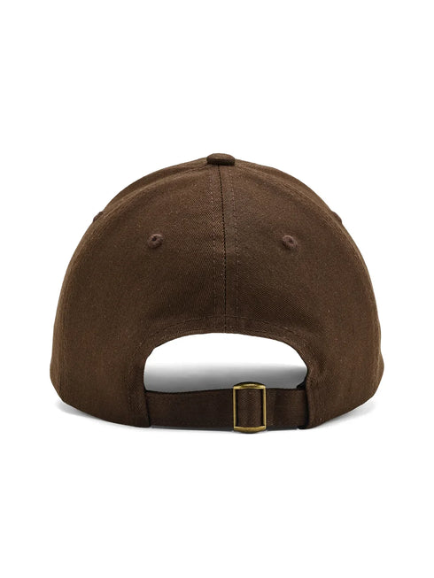 Unstructured Cotton Twill Brown Unisex Cap