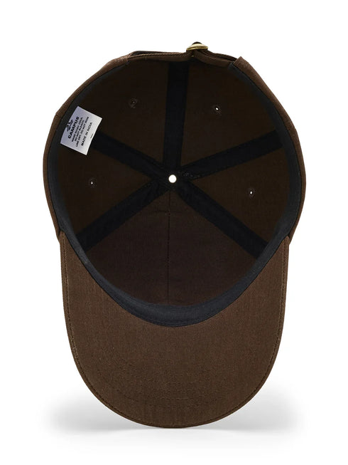 Unstructured Cotton Twill Brown Unisex Cap