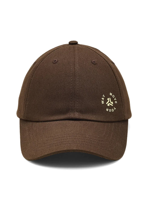 Unstructured Cotton Twill Brown Unisex Cap