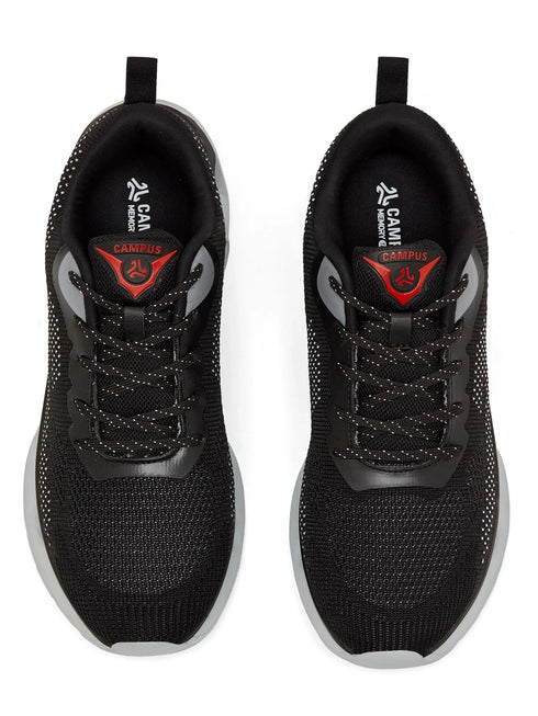 BUZZY Black Men's Running Shoes