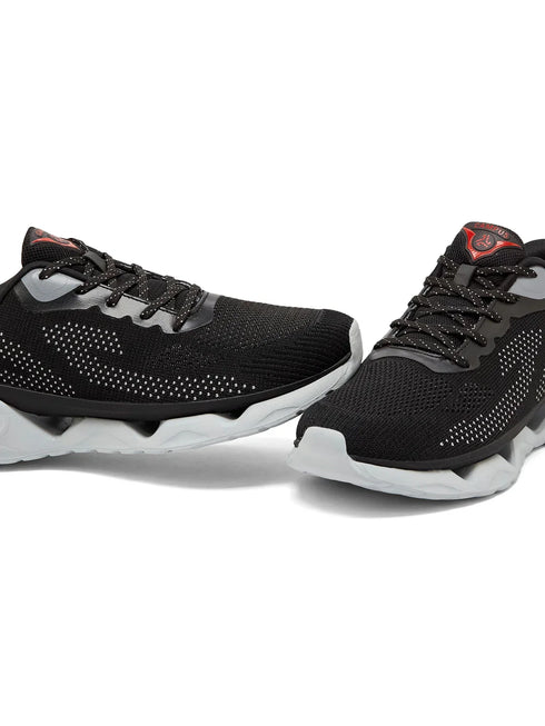BUZZY Black Men's Running Shoes