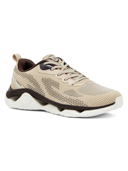 BUZZY Beige Men's Running Shoes