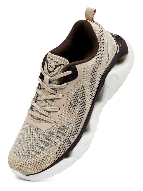 BUZZY Beige Men's Running Shoes