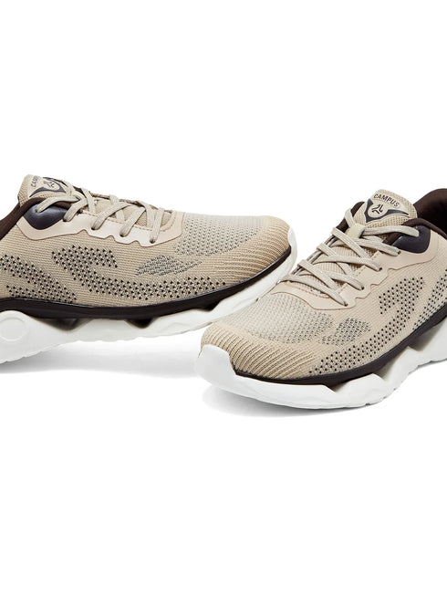 BUZZY Beige Men's Running Shoes