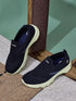 CABRO Navy Men's Walking Shoes