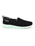 CAMP-FLYWALK Black Women's Slip-ons