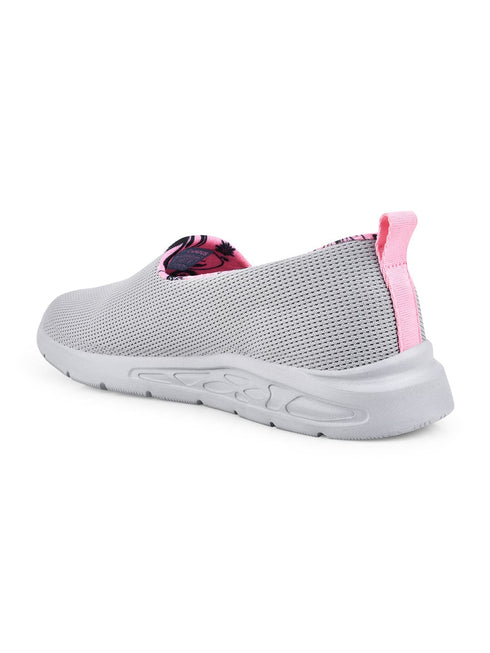 CAMP-FLYWALK Grey Women's Slip-ons