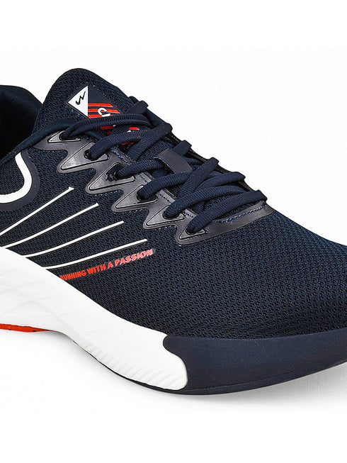 CAMP-GRAIN Navy Men's Running Shoes