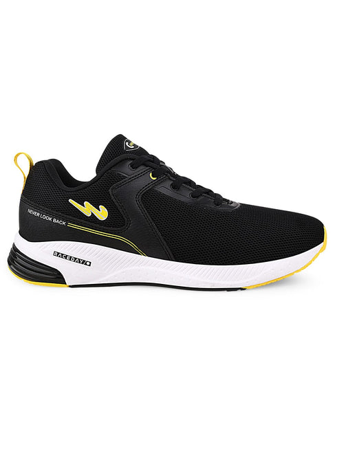 CAMP-SLASHER Black Men's Running Shoes