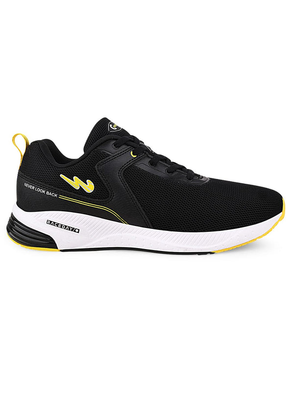CAMP-SLASHER Black Men's Running Shoes