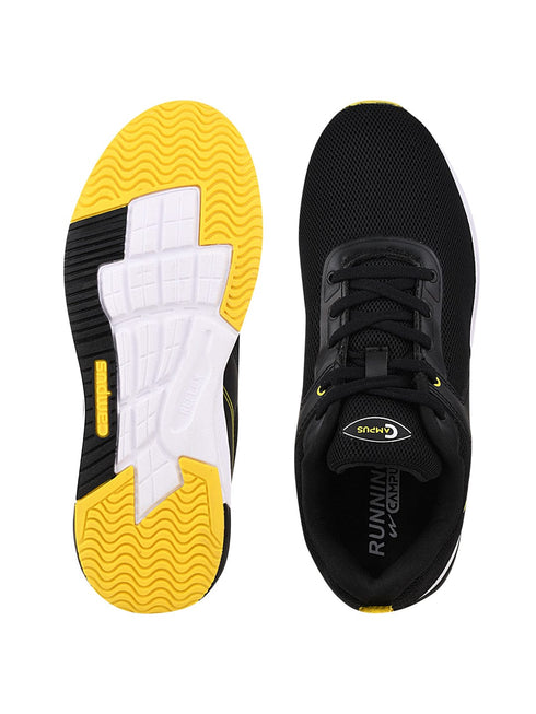 CAMP-SLASHER Black Men's Running Shoes