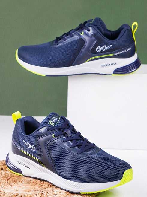 CAMP-SLASHER Navy Men's Running Shoes