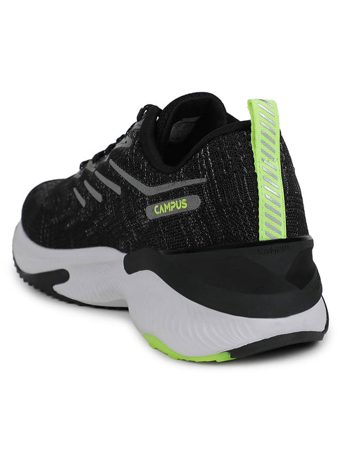 CAMP-SPUNKY Black Men's Running Shoes