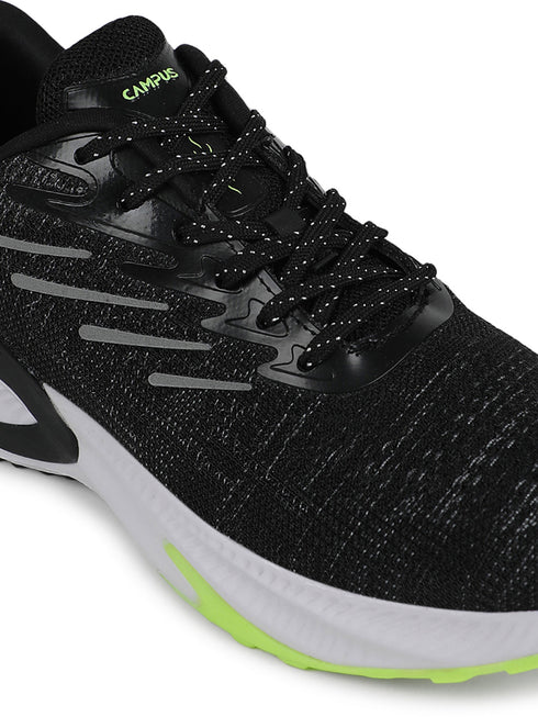 CAMP-SPUNKY Black Men's Running Shoes