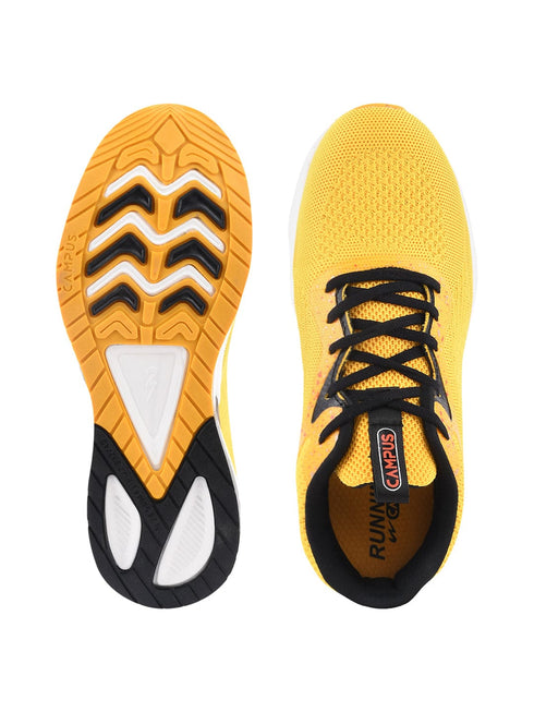 CAMP BONZAI Yellow Men's Running Shoes