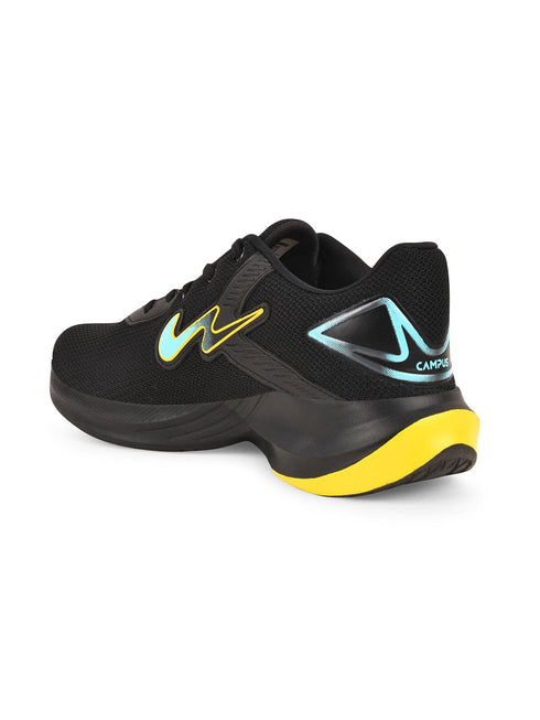 CAMP BOOSTER Black Men's Running Shoes
