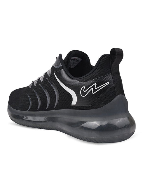 CAMP BROOM Black Men's Running Shoes