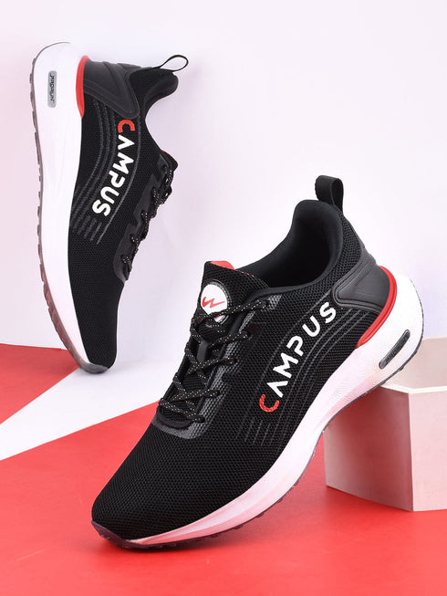 CAMP HENRY Black Men's Running Shoes