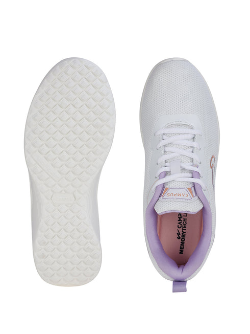 CAMP PEANUT White Women's Sports Shoes