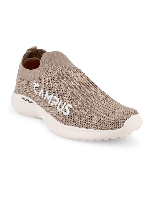 CAMP SENSE Beige Women's Slip-ons