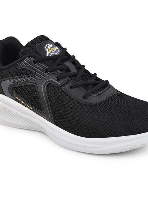 CAMP THIAGO Black Men's Running Shoes