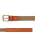 Web Braided Tan Unisex Belt