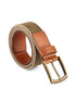 Web Braided Tan Unisex Belt