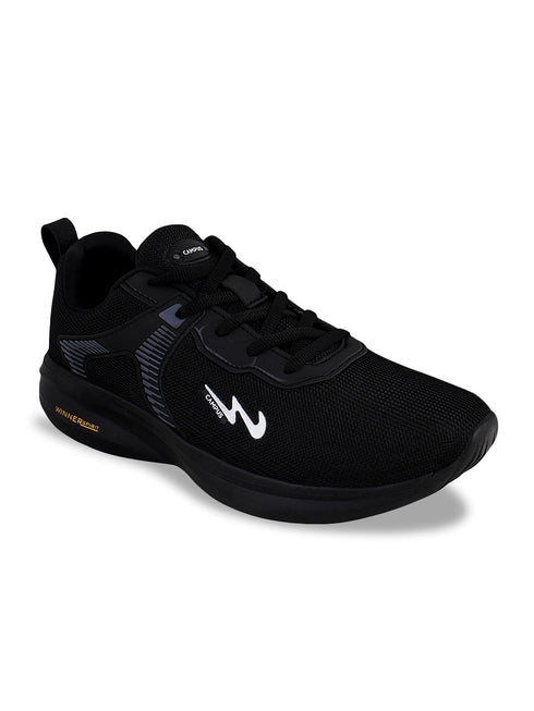 CARLO Black Men's Running Shoes
