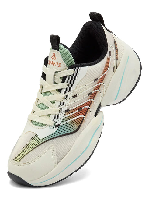 CD-2602 CH Off White Child Running Shoes