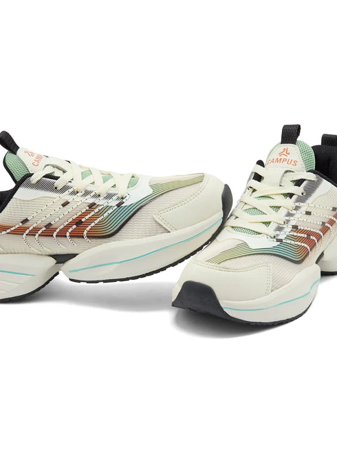 CD-2602 CH Off White Child Running Shoes