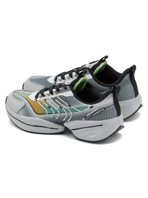 CD-2602 CH Grey Child Running Shoes