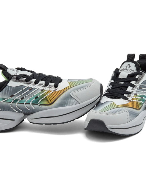 CD-2602 CH Grey Child Running Shoes