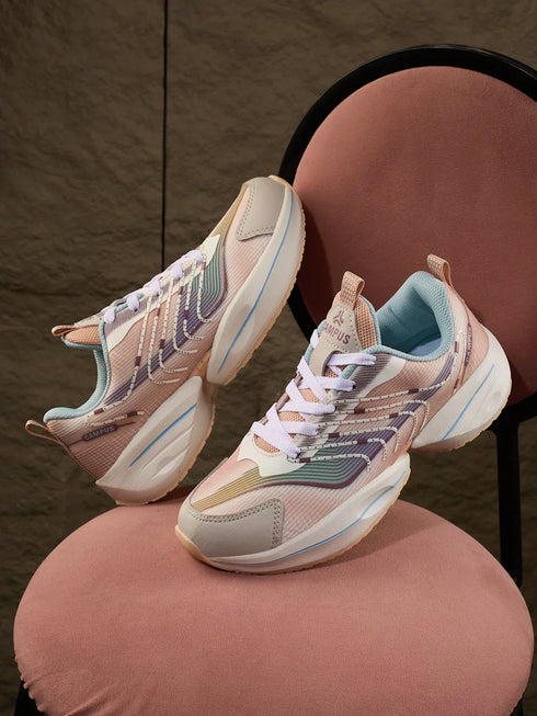 CD-2602 CH Peach Child Running Shoes