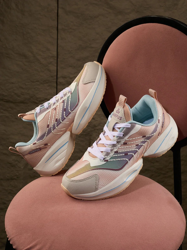 CD-2602 CH Peach Child Running Shoes