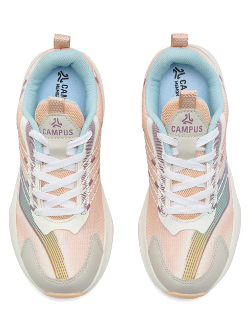 CD-2602 CH Peach Child Running Shoes