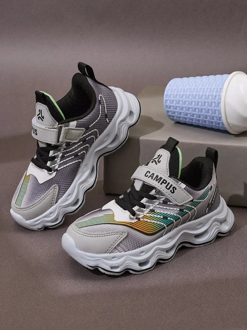CD-2611K Grey Kids Sneakers