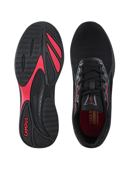 CELIO Black Men's Sports Shoes